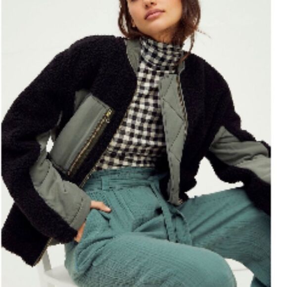 NWT We The Free FP Remington Sherpa jacket XS - Picture 1 of 6